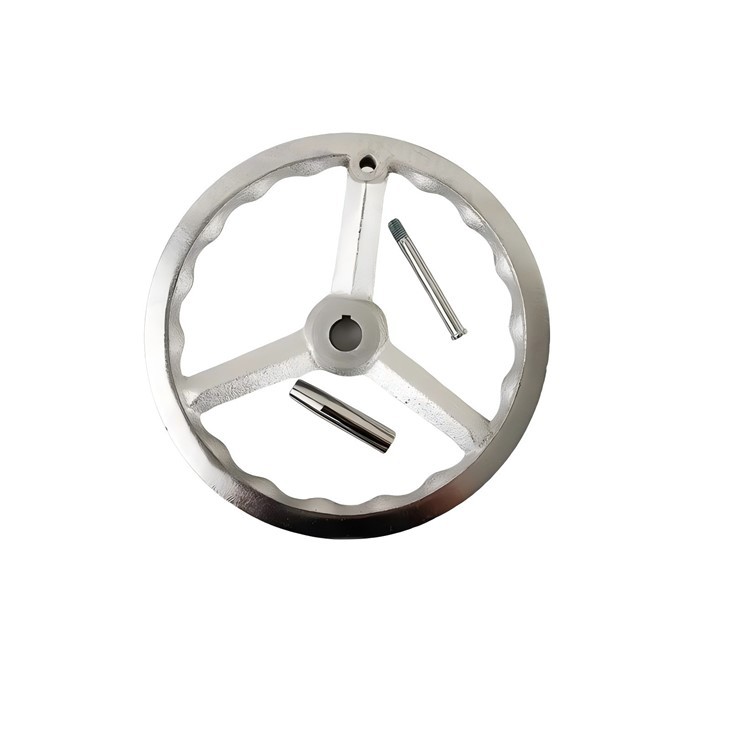 Støbejerns håndhjul med gevind