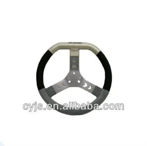 Kart Racing Car PU PVC Læder Rat Diameter på 320 mm rat